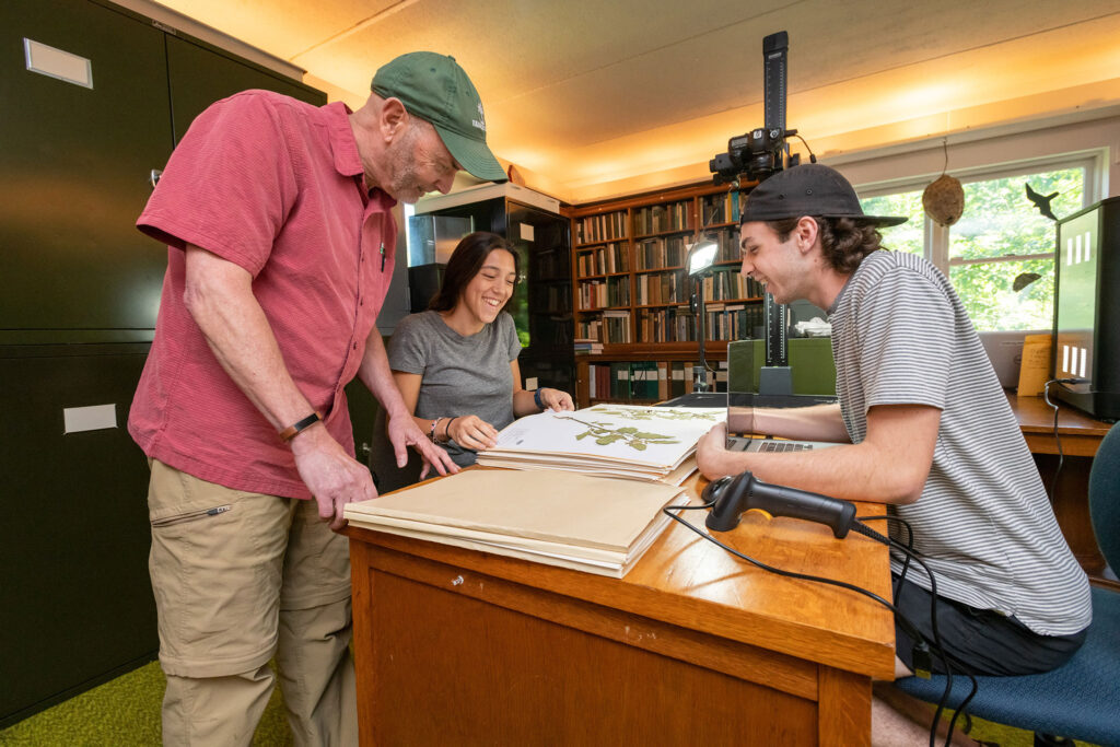 URSI Student Researchers Help Expand Access to Important Botanical Data
